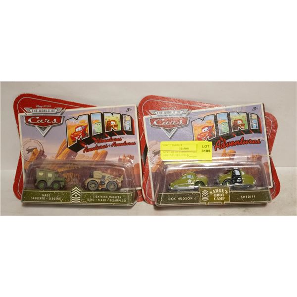 NEW LOT OF 2 DISNEY CARS ADVENTURES 2 PACK