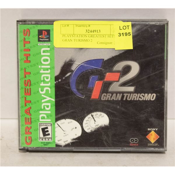 PLAYSTATION GREATEST HITS GRAN TURISMO 2