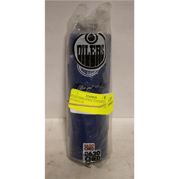 OILERS MINI STICK GIVEAWAY KHABIBULIN