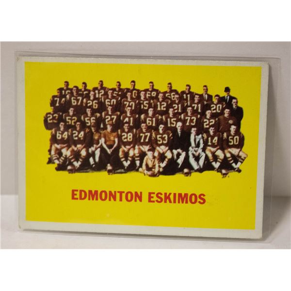 1964 TOPPS EDMONTON ESKIMOS