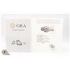 Image 3 : #519-1.00 CT GRA CERTIFIED ROUND BRILLIANT CUT