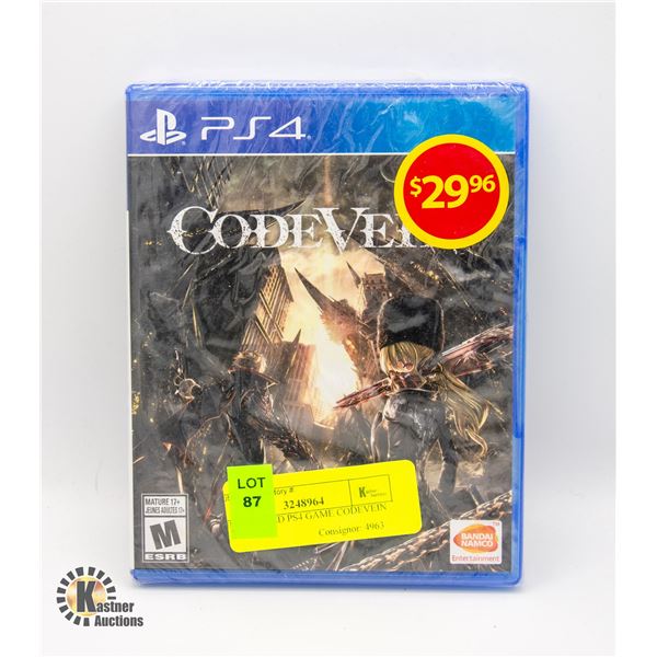 NEW SEALED PS4 GAME CODEVEIN