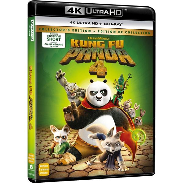 NEW BLU-RAY + DVD, KUNG FU PANDA 4, BONUS