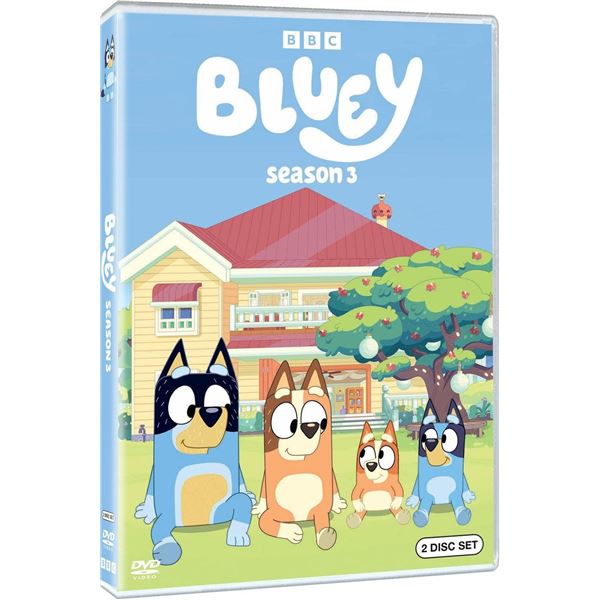 NEW DVD, BLUEY SEASON 3 - 50 EPISODES