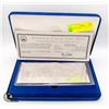 Image 1 : .999 PURE SILVER LEAF $20.00 SEPT 11 COIN CERTIFIC
