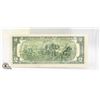 Image 2 : USA $2 GOLD PLATED NOTE UNCIRCULATED