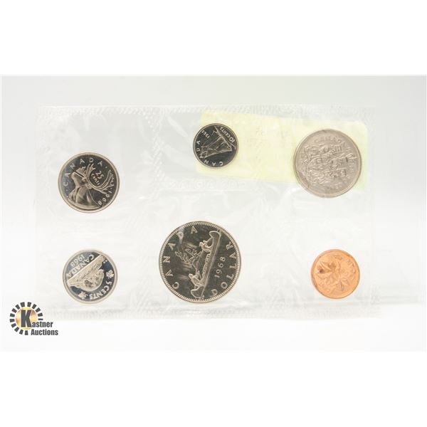 SEALED UNC 1968 CANDIAN COIN SET ROYAL MINT