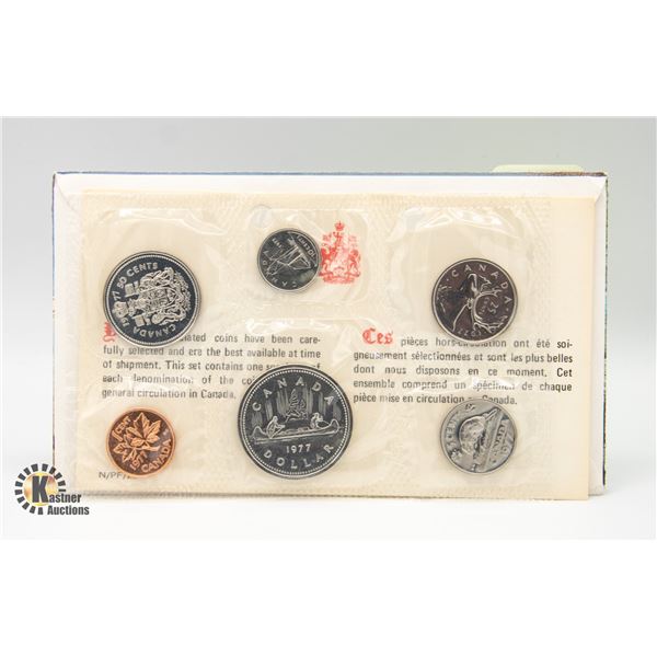 1977 CANADA BRILLIANT UNCIRCULATED COIN SET,