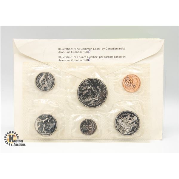 1980 CANADA BRILLIANT UNCIRCULATED COIN SET,