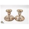 Image 1 : BIRKS .925 SILVER STAMPED CANDLE STICK HOLDERS