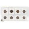 Image 1 : 1909-1920 x8 LARGE CANADA 1 CENT COIN COLLECTION