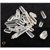 Image 1 : 803cts LOT OF VARIOUS SIZE QUARTZ CRYSTALS IN BAG