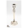 Image 1 : ANTIQUE .925 SILVER WEIGHTED CANDLE STICK HOLDERS