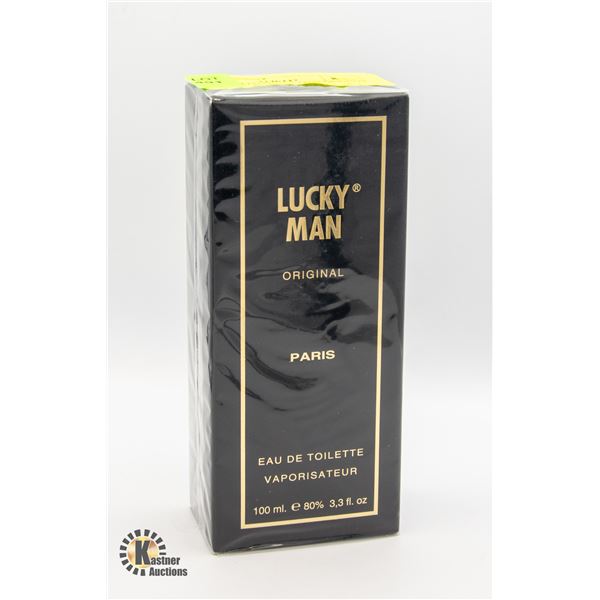 NEW SEALED LUCKY MAN ORIGINAL PARIS EAU DE