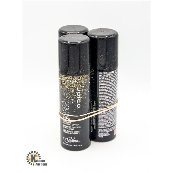 3 NEW JOICO GOLD DUST 03 SHIMMER FINISHING SPRAYS