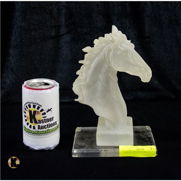 FROSTED HORSE BUST