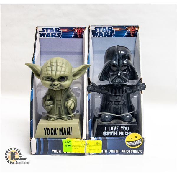 STAR WARS BOBBLE HEAD FIGURINES