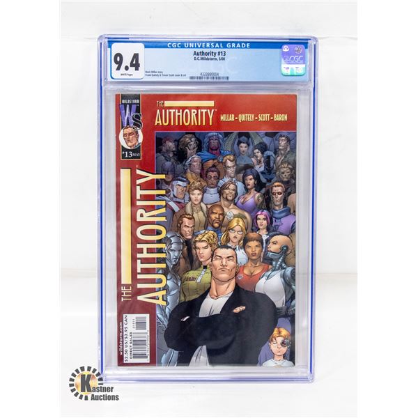 DC AUTHORITY #13 CGC COMIC