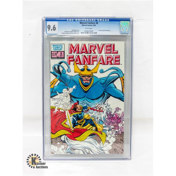 MARVEL FANFARE #8 CGC COMIC