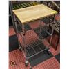 Image 1 : METAL SHELVING UNIT ON WHEELS, WITH REMOVABLE