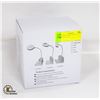 Image 1 : BRAND NEW Q108-1 WHITE PLUG IN LED DESK LIGHT
