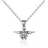 Image 1 : 1 CT GRA CERTIFIED MOISSANITE 925 SILVER NECKLACE