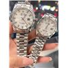 Image 1 : NEW REPLICA R0LEX "DATE JUST" COUPLES QUARTZ WATCH