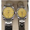 Image 1 : NEW REPLICA R0LEX COUPLES QUARTZ WATCH SET