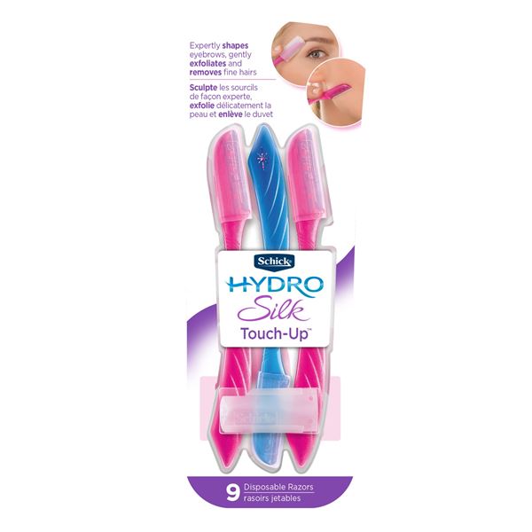 BRAND NEW 9 SCHICK HYDRO SILK TOUCHUP RAZORS