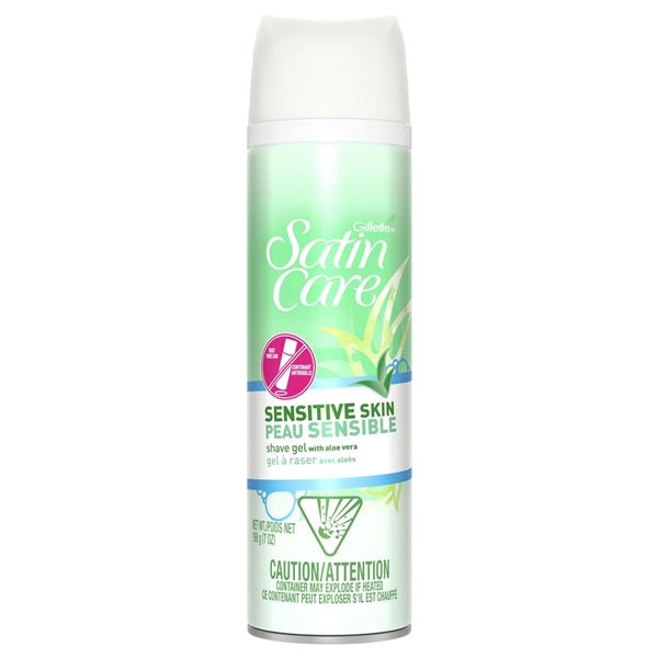 BRAND NEW 4 X 198G SATIN CARE SHAVE GEL