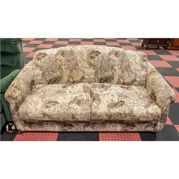 LOVE SEAT/HIDE-A-BED 68" X 37" X 32"