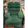 Image 1 : GREEN FABRIC RECLINER