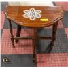 Image 1 : ANTIQUE HALF MOON WOOD TABLE-ESTATE