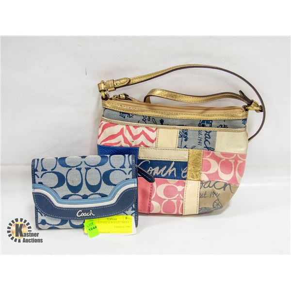 COACH PURSE & WALLET SMALL