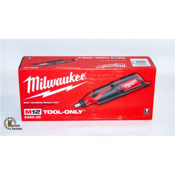NEW MILWAUKEE M12 CORDLESS ROTARY/DIE GRINDER
