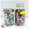 Image 1 : ESTATE OLD LARGE MASON JAR FULL OF OLD BUTTONS