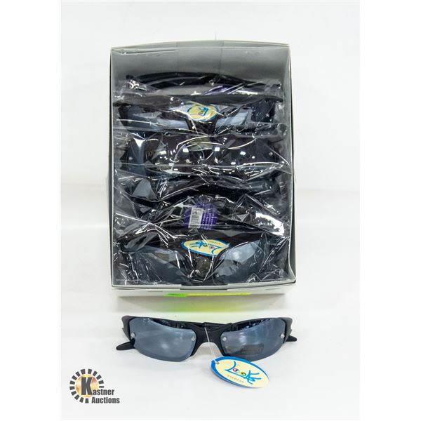 BRAND NEW BUNDLE OF 12 SPORTS SUNGLASSES