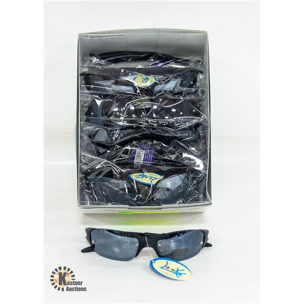 BRAND NEW BUNDLE OF 12 SPORTS SUNGLASSES