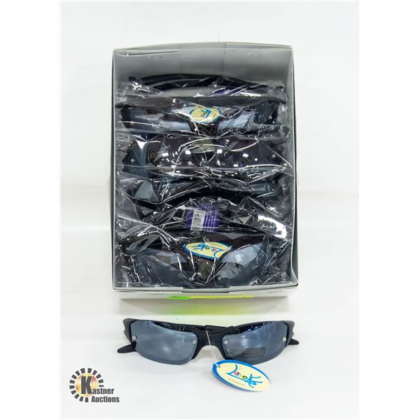 BRAND NEW BUNDLE OF 12 SPORTS SUNGLASSES