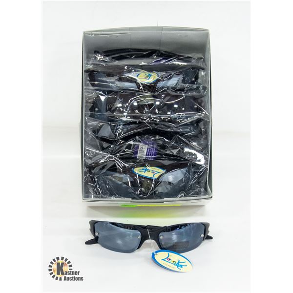 BRAND NEW BUNDLE OF 12 SPORTS SUNGLASSES