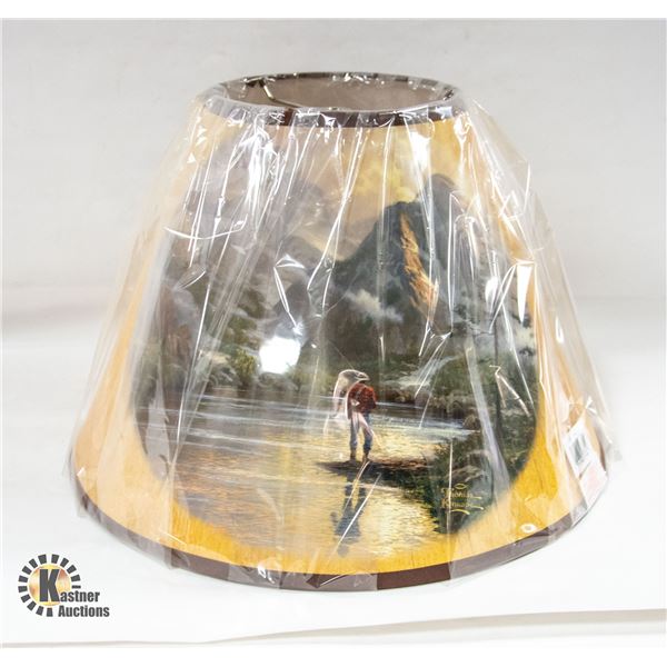BRAND NEW GEN-LITE THOMAS KINKADE ART LAMP SHADE