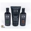Image 1 : NEW CREW MEN 3PC SET SHAVE GEL, 3IN1