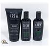Image 1 : 2 NEW BOTTLES CREW MEN 3IN1 TEA TREE + NEW CREW