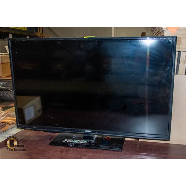 55 INCH RCA FLAT SCREEN TV WITH REMOTE