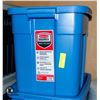 Image 1 : NEW RUBBERMAID 68 LITRE ROUGHNECK TOTE WITH LID