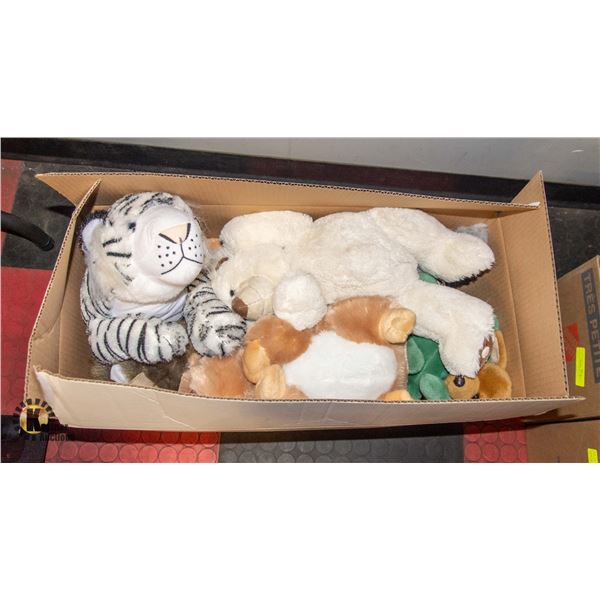 BOX OF LARGE STUFFIES
