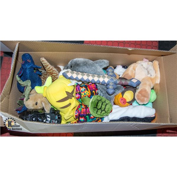 BOX OF SMALL STUFFIES