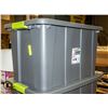 Image 1 : NEW STERILITE 114 LITRE LATCHING TUFF TOTE GREY