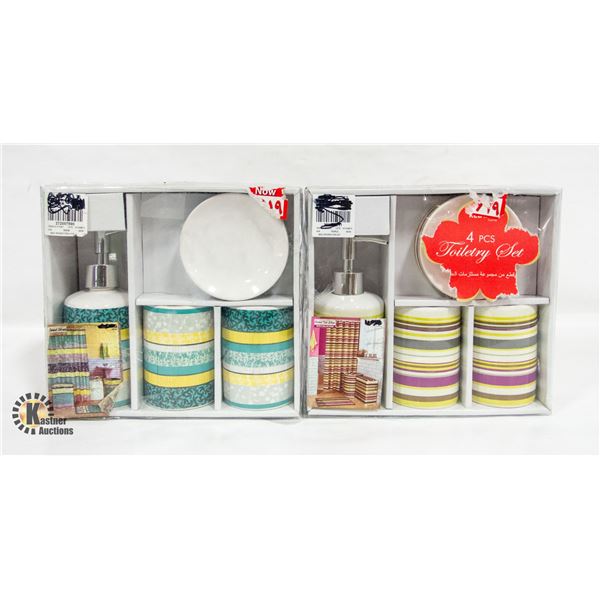 PAIR OF HAND SOAP AND CUP GIFT SETS