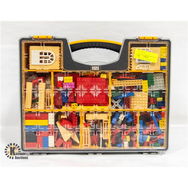 LEGO OVER 500 PIECES IN CASE